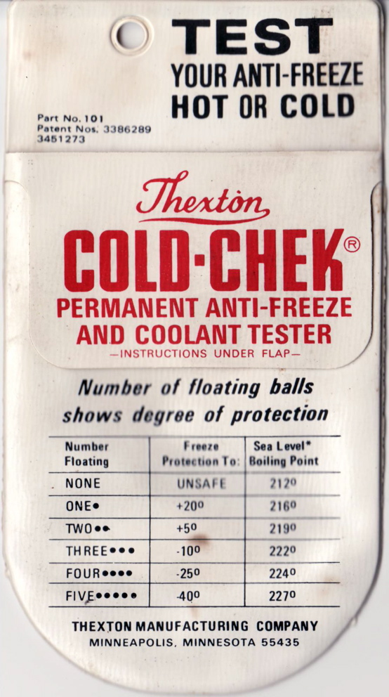 Thexton COLD-CHECK