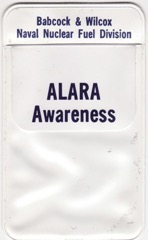 Babcock & Wilcox ALARA Awareness