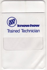 know-how trained technician