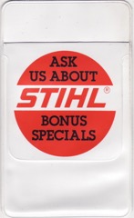 Stihl Bonus Speicals