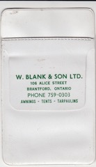 Blank & Son, Ontario