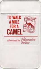 I'd Walk a mile for a Camel