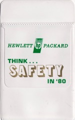 Hewlett Packard Think Safety in '80