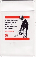 Husquarna Chain Saw Safety Awareness Month