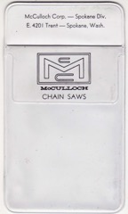 McCulloch Chain Saws