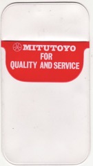 Mituitoyo For Quality and Service